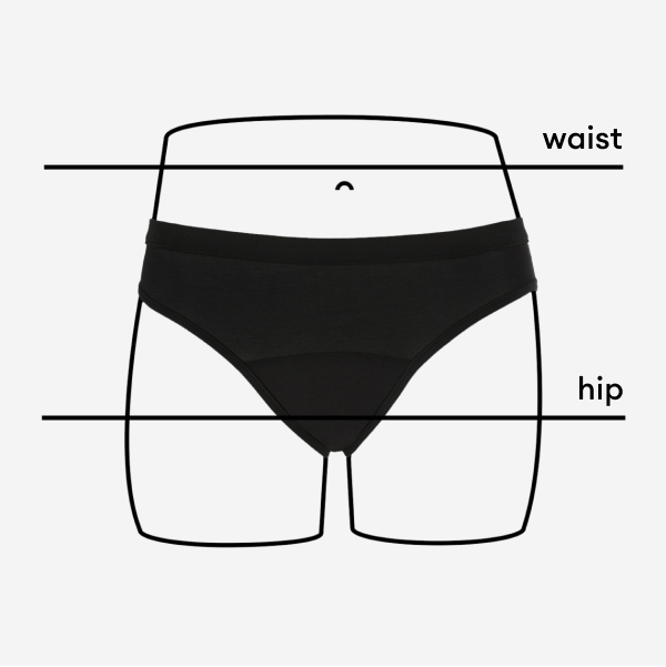 🤔 Not sure about what size of period underwear fits you? We've added  measuring tapes and a size chart at our corner of @thegreencollec